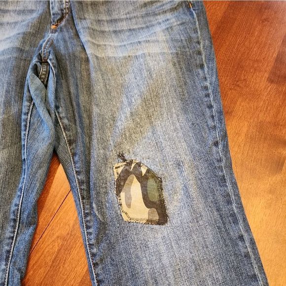 Anthropologie x Kut from the Kloth distressed packed stretch jeans plus size 20W - Picture 3 of 10